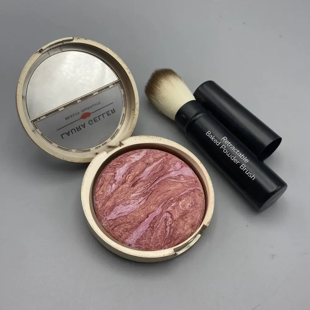 Laura Geller Blush-N-Brighten Blush Tropic Hues .32 oz plus‎ Retractable Brush